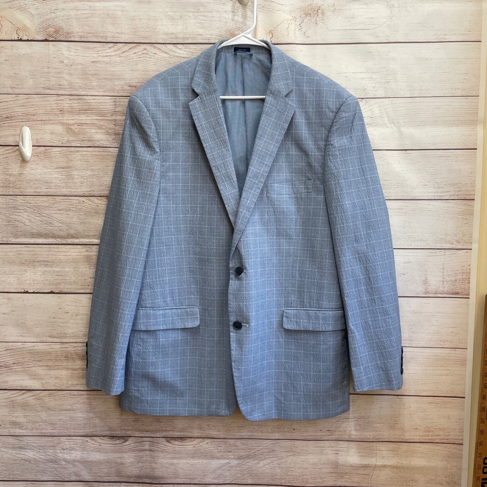 MADE BY‎ CAM NEWTON BLAZER IN BLUE PLAID